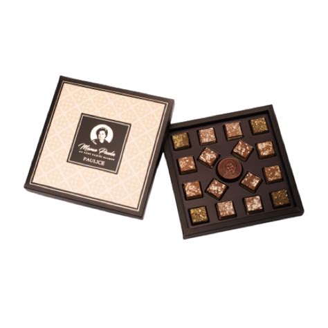 Photo of beautifully packaged Paulice and Choco Ami