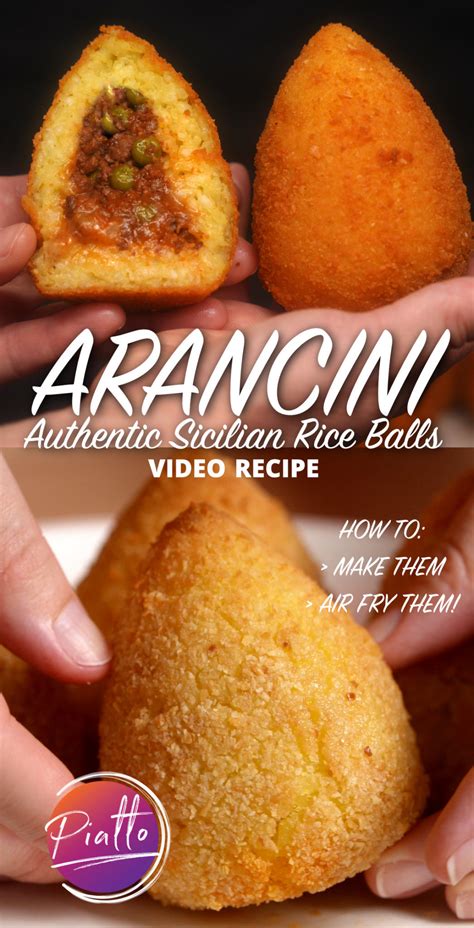 Infographic of various arancini fillings