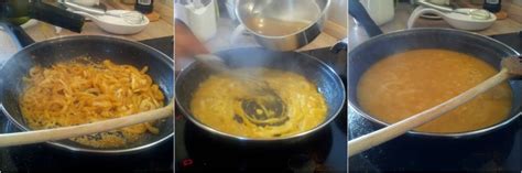 Foto: Kremasta čebulna omaka, postrežena s prilogo