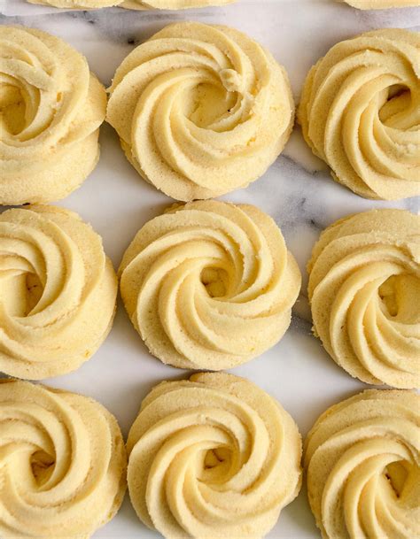 Photo of piped butter cookies