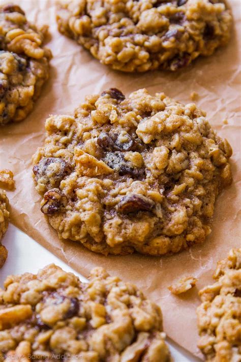 Photo of quick nut and raisin cookies