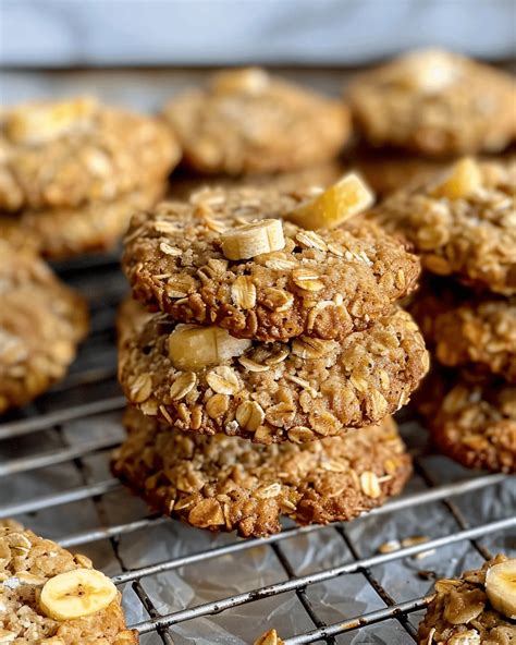 Photo of oat cookies with banana