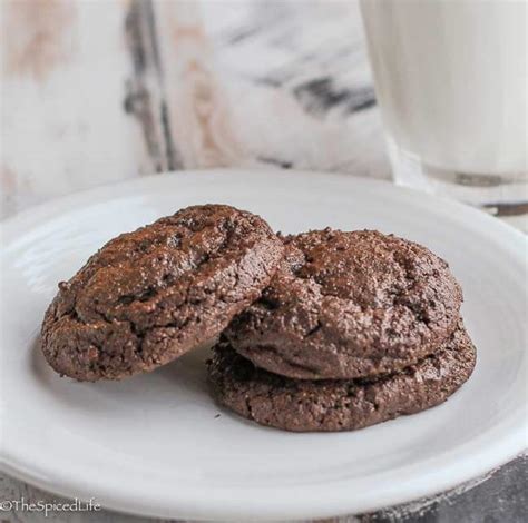 Photo of buckwheat chocolate cookies with cranberries