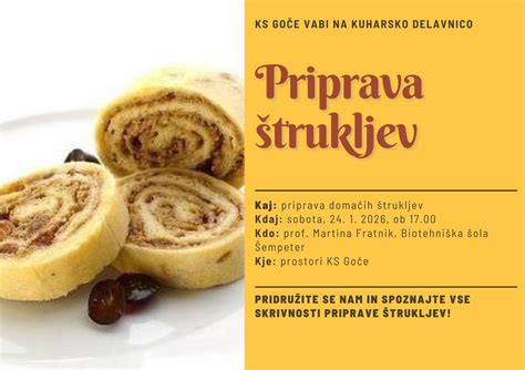 priprava tradicionalnih skutinih štrukljev
