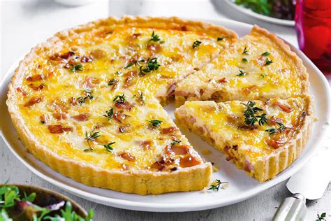 fotografija klasičnega Quiche Lorraine