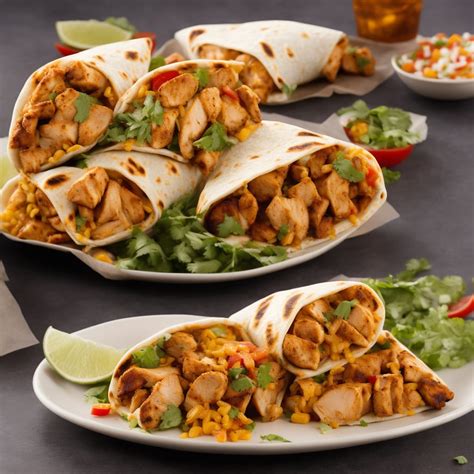 različne jedi s tortiljami (enchilade, burritos, tacos)