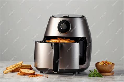 Thematic photo of an air fryer in a modern kitchen