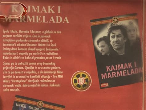 Plakat filma Kajmak in marmelada, ki prikazuje glavna lika Špelo in Božota