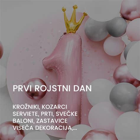 Infografika: primerne sestavine in dekoracija za torto za prvi rojstni dan