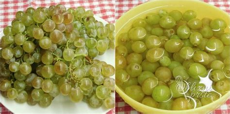 Kuhanje grozdja v loncu za marmelado