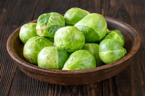 Thematic photo of fresh Brussels sprouts