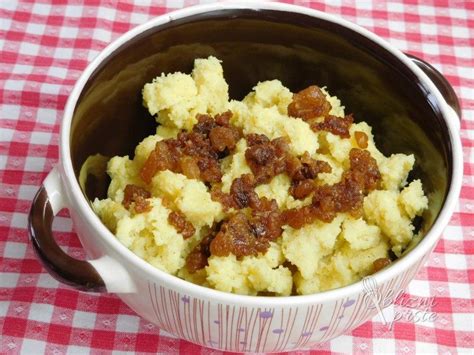 infografika z razmerji sestavin za koruzne žgance s krompirjem