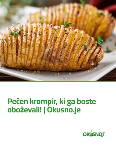Tematska fotografija hrustljavo pečenega krompirja s svežimi začimbami