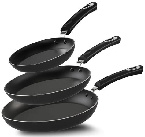 Collection of different types of induction compatible pans