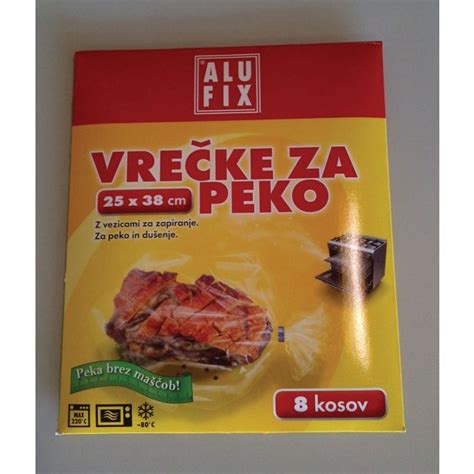 vrečka s slovensko moko za peko