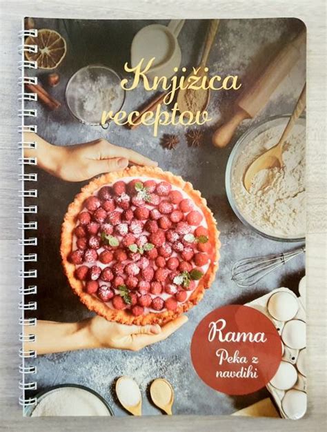 Ilustracija naslovnice knjižice receptov z logotipom 