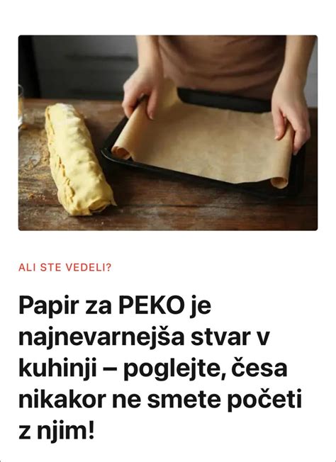 Shema uporabe tortnega obroča s papirjem za peko za preprečevanje uhajanja testa.