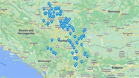 Mapa lokacije okrepčevalnice Kebapči-Aga v Šentjurju