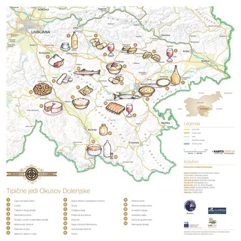 kulinarični zemljevid tradicionalnih slovenskih pogač