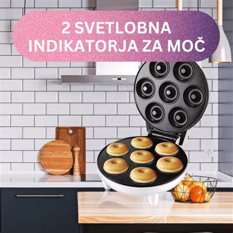 Slika krofov, pečenih v modelih za muffine