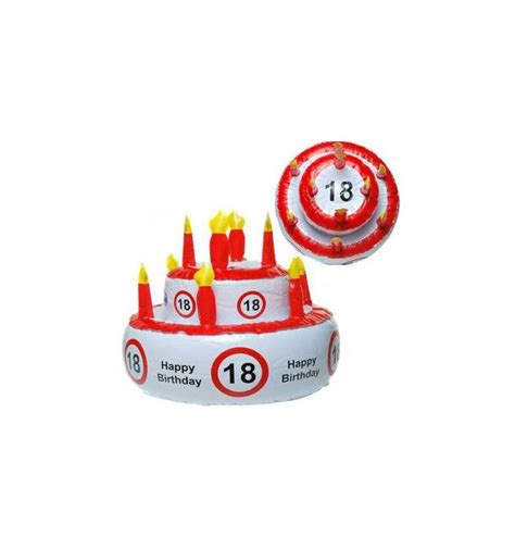 napihljiva torta kot zabavni rekvizit za 18. rojstni dan