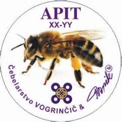 Ilustracija klasičnega čebeljega pika s karamelizirano skorjo