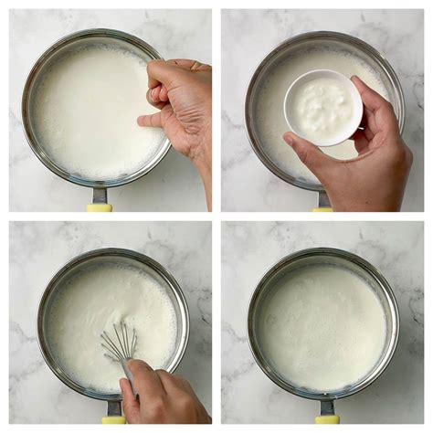 Infographic of the step-by-step preparation of curd balls