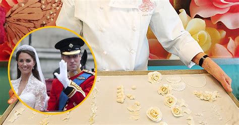 fotografija kosa poročne torte princa Williama in Kate Middleton
