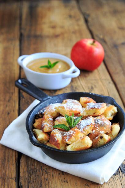 Thematic photo of Kaiserschmarrn with apple compote