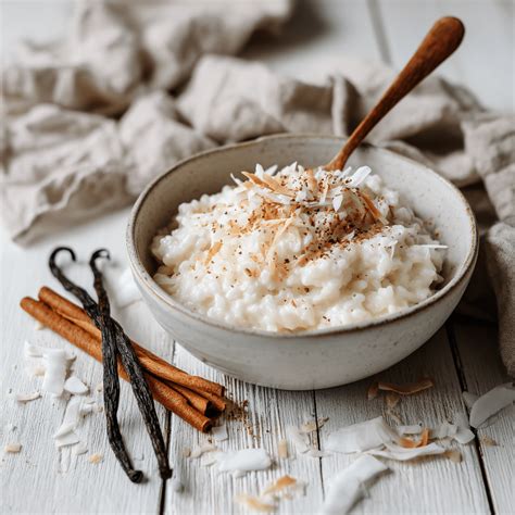 Thematic photo of milk rice in a bowl