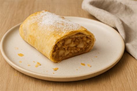 fotografija zlatega, hrustljavega krompirjevega zavitka na krožniku