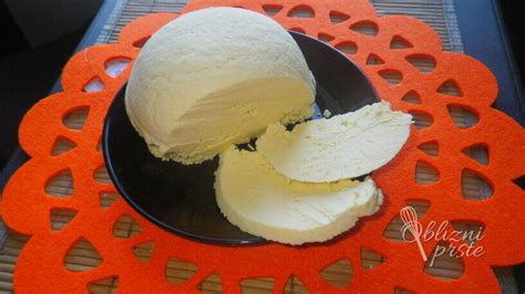 Shema priprave domačega sira za žar z nazornimi koraki.