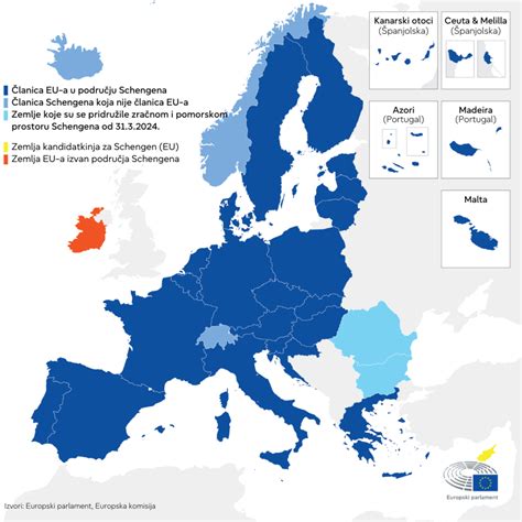 Mapa EU: Označene države, kjer je možen prevzem zdravil na recept EU