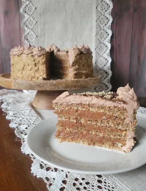 Prikaz Reform torte z beljakovimi oblatami in čokoladno kremo