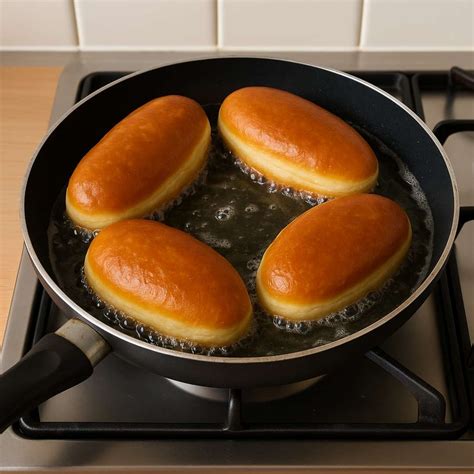 Fotografija pikantnih cvetačnih krofov, postreženih s pomako