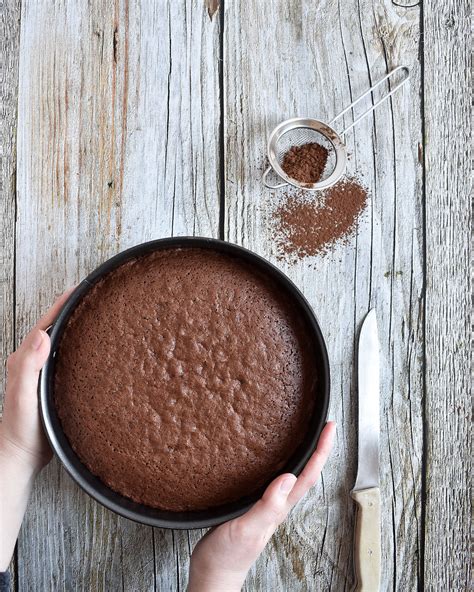 pečen čokoladni biskvit v pekaču