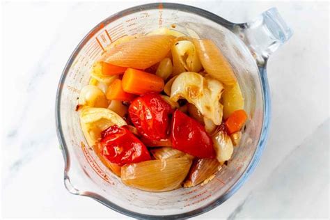 priprava zelenjave za omako