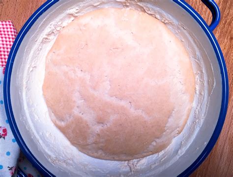 Fotografija posušenega testa (suhega brezkvasnega nastavka).