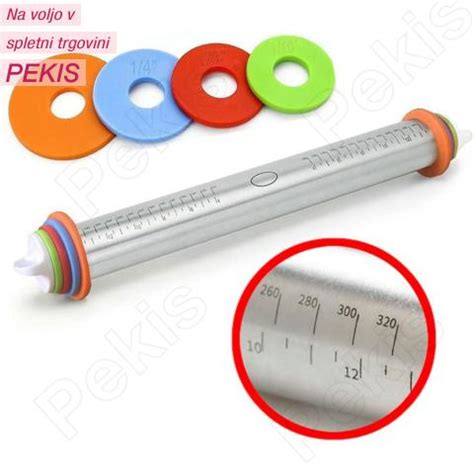 Shema valjarja z distančniki ali demonstracija valjanja testa