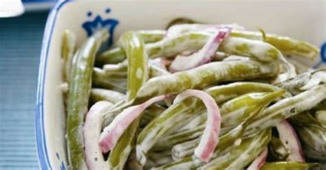 Stročji fižol v smetanovi omaki s parmezanom