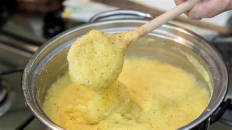 sladka polenta kot priloga