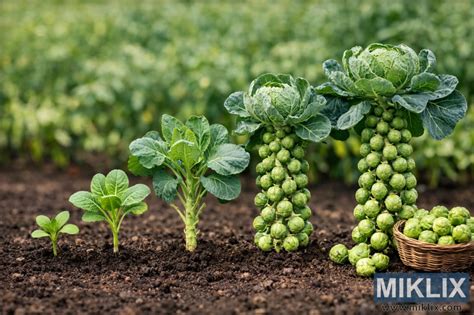 Fotografija brstičnega ohrovta, ki se peče v ponvi do zlato rjave barve z zažganimi robovi.