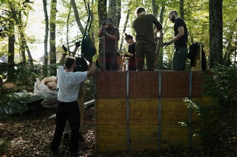 Prikaz ekološke pridelave kakava z drevesi za senco in delavci na plantaži