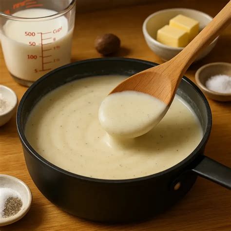 sestavine za obogaten bešamel