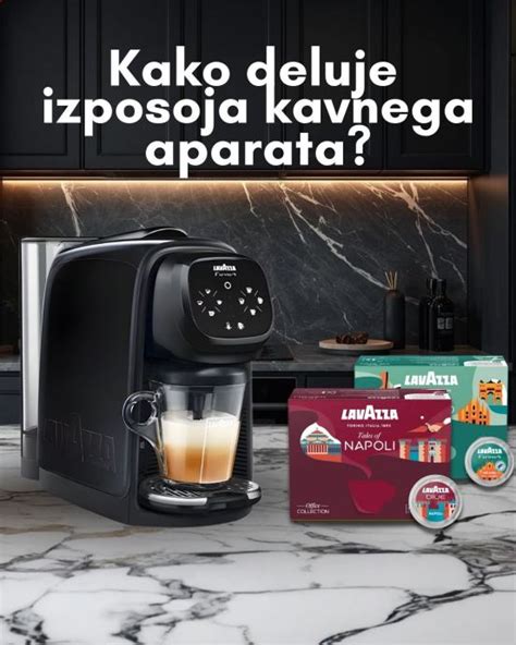 Infografika z nasveti za izbiro kavnega aparata glede na prostornino in dodatne funkcije