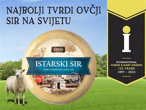 Istrski ovčji sir Špin z zlato medaljo