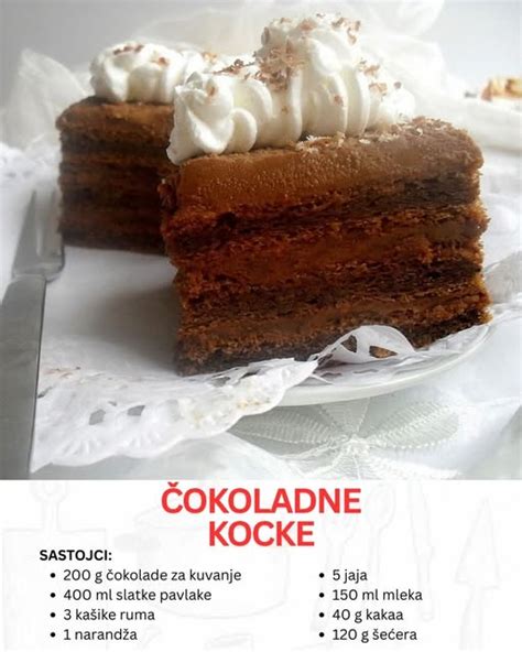 Infografika s postopkom priprave čokoladne kreme