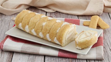 Thematic photo of a no-bake biscuit roll being prepared or sliced