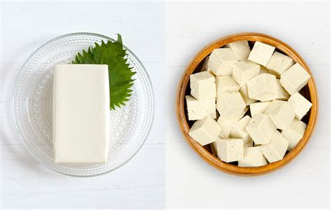 Zamrznjen tofu v posodi