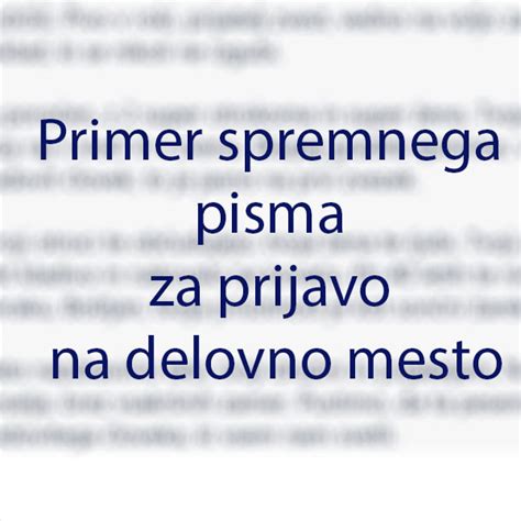 infografika strukture spremnega pisma